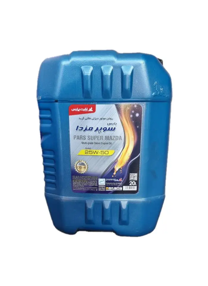 روغن موتور دیزلی پارس سوپر مزدا 25W-50